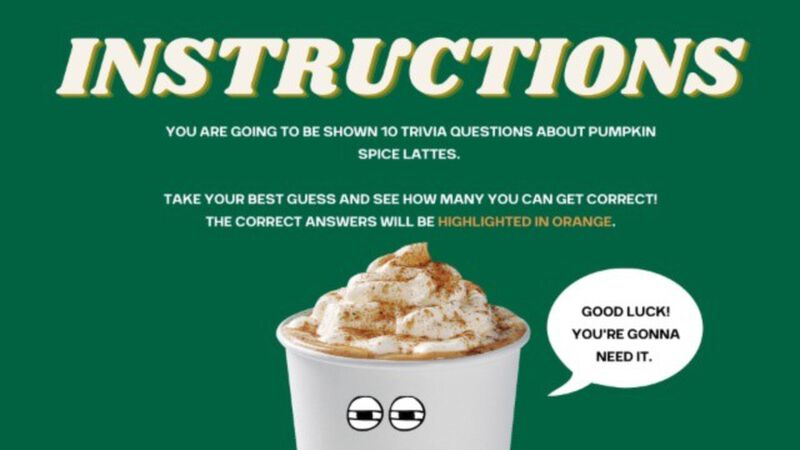 Pumpkin Spice Trivia